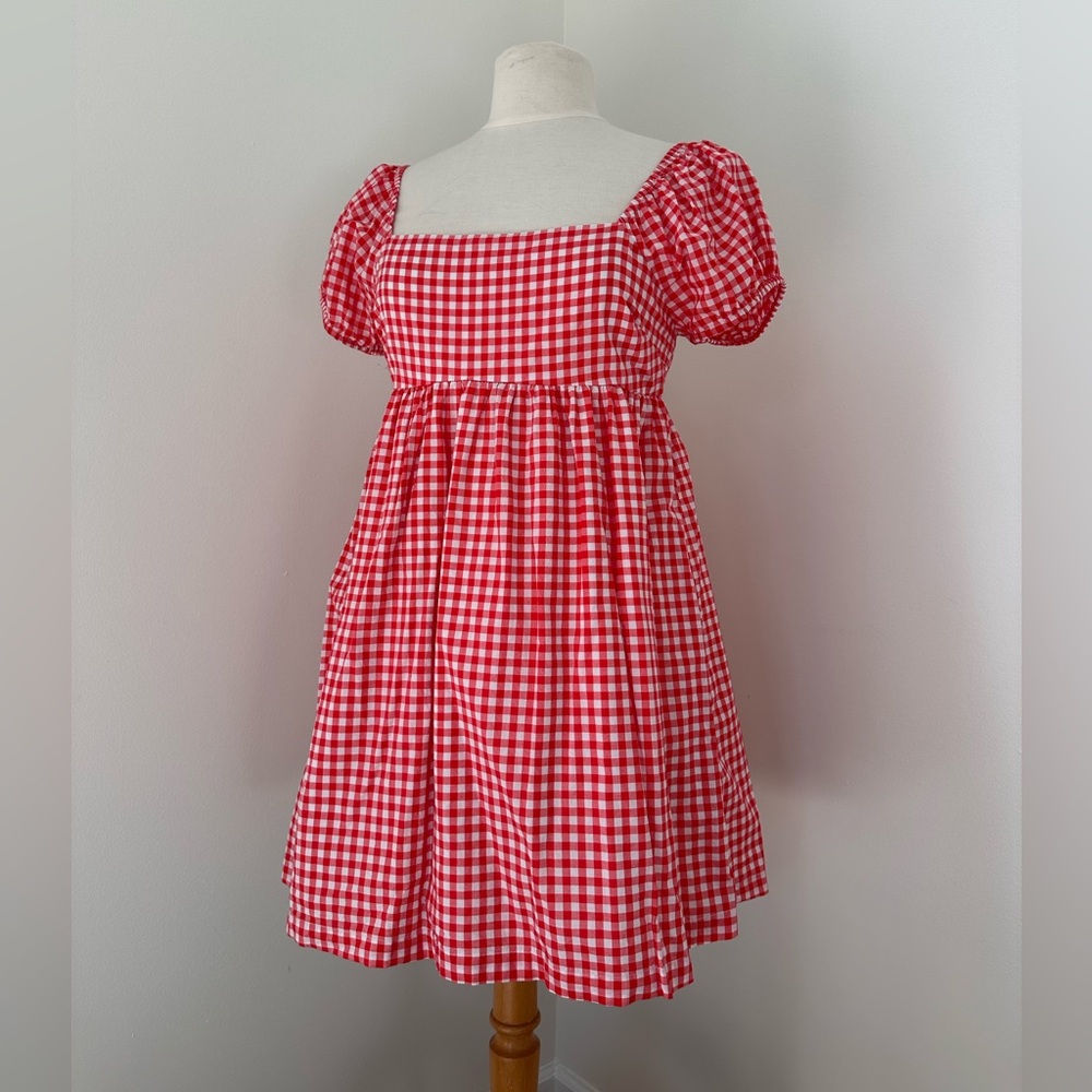 Abound Red Gingham Mini Dress